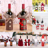 Christmas Wine Bottle Cover Merry Christmas Decorations For Home  Christmas Ornament New Year  Xmas Navidad Gifts