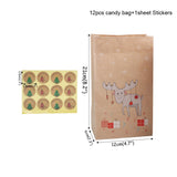 Christmas paper Kids Candy Box Bag Navidad  New year christmas home decoration Natal gift bags Kerst Noel Treats packing box