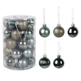 34pcs/lot Colorful Christmas Balls Xmas Tree Ornaments Christmas Tree Balls Kerst Navidad Natal Decorations New Year 2021 Gift