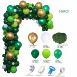 Jungle Safari Birthday Party Balloon Garland Arch Kit Animal Balloons for Kids Boys Birthday Party Baby Shower Decorations