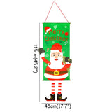 Christmas Decorations Red Merry Christmas Porch Sign Xmas Hanging for Home door Banner Ornaments New Year Navidad noel 2020decor