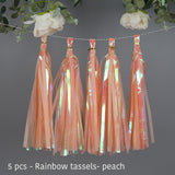 Back to college decoration   Cifeeo  Wedding Decoration Iridescent Paper Tassel Garland For Mermaid Baptism Birthday Baby Shower Decorations Unicorn Party