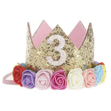 Baby Shower 1 Year Birthday Party Decoration Kid Princess Crown 1st Birthday Party First Birthday Boy Girl birthday party Decor