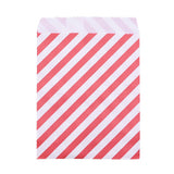 50pcs/lot Cookies Candy Bags Rose Gold Party Favor Gift Bags Chevron Polka Dots Twill Stripe Pattern Paper Pouch Baking Supplies