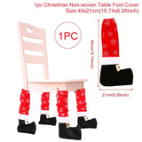 PATIMATE Christmas Chair Foot Cover Merry Christmas Decorations For Home  Christmas Ornaments Navidad Natal Gift New Year