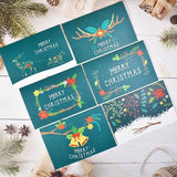 Merry Christmas Cards Christmas Tree Winter Gift Pop-Up Cards Christmas Decoration  Stickers Laser Cut New Year Greeting Cards