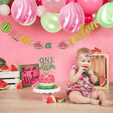 Summer Fruit Watermelon Party Decoration One In A Melon Hawaii Summer Tropical Party Happy One Year Birthday Party Decor kids