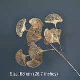 Artificial Plants Golden Eucalyptus Leaf Christmas Tree Decor Home Living Room Desk Decoration Party Wedding Holiday  Flower