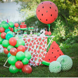 1Set Fruits Theme Watermelon Cake Topper/Banner/Balloons Summer Pool Party Wedding Birthday Decoration Baby Shower DIY Supplies