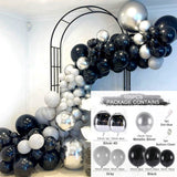 Cifeeo Black Gold Balloon Garland Arch Kit Confetti Latex Balloon 30th 40th 50th Birthday Party Balloons Decorations Adults Baby Shower