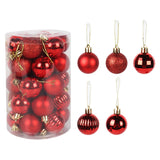 34pcs/lot Colorful Christmas Balls Xmas Tree Ornaments Christmas Tree Balls Kerst Navidad Natal Decorations New Year 2021 Gift