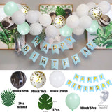 1Set Happy Birthday Balloons Retro Champagne Globos Garland Metallic Balloons For Home Party Wedding Baby Shower Decors Supplies