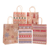 Christmas paper Kids Candy Box Bag Navidad  New year christmas home decoration Natal gift bags Kerst Noel Treats packing box