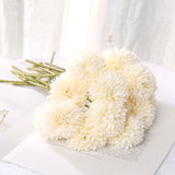 Cifeeo 1/5pcs Dandelion Flower Ball Simulation Bouquets Artificial Flower Wall Fake Flower Home Decoration Wedding Holding Flower