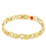 Men Women Healthy Magnetic Bracelet Titanium Steel Power Therapy Magnets Bangles Lovers Heart Bracelet & Bangles Jewelry