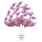Christmas Gift 50/100pcs Metallic Latex Balloons 5/10/12 Inch Gold Silver Chrome Ballon Wedding Decorations Globos Birthday Party Supplies