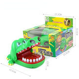 Hand-biting Crocodile Scary Toy Trick Decompression Game Children's Sound Light Shark Dinosaur Bite Finger Toy Children's Gift