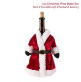 Christmas Wine Bottle Cover Merry Christmas Decorations For Home  Christmas Ornament New Year  Xmas Navidad Gifts