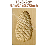 Cookie Cutter Mold Wooden 3D Embossing Baking Tool Rose Flower Patten Cake Decorating Gingerbread Press Provance Biscuit Mold