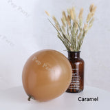 10pcs 5/10/12 Inch Caramel Coffee Latex Balloons Wedding Birthday Balloons Arch Party Supplies Globos Balloons Decoration