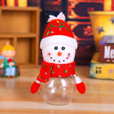 Christmas Gift Candy Jar Snowman Santa Storage Bottle Sweet Christmas  Can Boxes Child Kids Gifts Holder New Year  Navidad