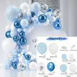 Cifeeo Balloon Garland Green Baby Shower Wedding Birthday Hen Party Decoration Bridal Shower Green White Chrome Gold Ballon 137Pcs/Set