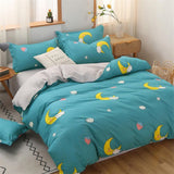 Cifeeo Nordic 220x240 Duvet Cover Bed Linen Bedding Set Cute Printed Quilt Cover Bedsheet Pillowcase Single Queen King Size Bedclothes