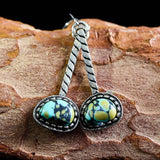 Cifeeo  Indian Tribal Personality Dangle Drop Earrings Resin Stone Boho Ethnic Vintage Hanging  For Women Jewelry