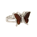 Christmas Gift Butterfly Mood Ring Color Change Adjustable Emotion Feeling Changeable Temperature Ring Jewelry For Kids Birthday Wholesale