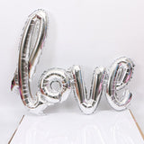 1PC 108cm Rose Gold LOVE Letter Foil Balloon Wedding Valentine's Day Birthday Party Decoration Champagne Love Letter Air Globos