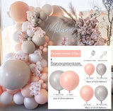 Christmas Gift White Chrome Gold Wedding Birthday Balloon Garland Arch Kit Bachelorette Engagements Anniversary Decoration Balloon Backdrop Diy