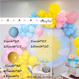 Christmas Gift 121Pcs Marca Pink Macaron Blue Yellow Color Latex Balloons Garland Kit Arch Wedding Birthday Decorations Baby Shower Home Decors