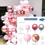Rose Gold Balloon Arch Garland Kit Wedding Birthday Baloon Birthday Party Decor Kids Baby Shower Latex Confetti Ballon