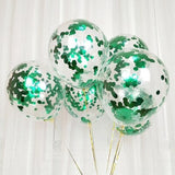 Christmas Gift 10pcs/lot Glitter Confetti Latex Balloons Romantic Wedding Decoration Gold Clear Birthday Party Decoration Kids Baby Shower