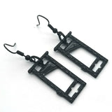 Gothic Guillotine Earrings, Black, Gothic Personalizeds Earring Gift, Witch Ladies Exquisite Earrings