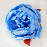 10pcs High Simulation Core Peony Flower Head Silk Flower DIY Wedding Flower Wall Background Decoration Silk Rose