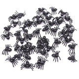 Christmas Gift 50pcs Horror Black Spider Haunted House Spider Web Bar Party Decoration Supplies Simulation Tricky Toy Kids Halloween Decoration