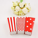 Christmas Gift New! 12PCS/Lot Popcorn Box/Cup Pink Theme Party Decoration For kids Happy Birthday Christmas Wedding Party Baby Shower Supplies