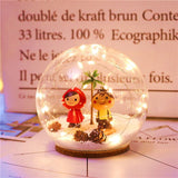 Christmas Gift Birthday Present Bedroom Child's Gift Lamp Girl Heart Led Light for Girl Room Decoration Crystal Ball Desktop Decoration Lights