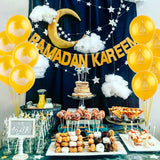 Cifeeo  Eid Mubarak Decoration Kareem Happy Ramadan Decoration Muslim Islamic Muslim Festival Decoration Ramadan Supplies Aid Mubarek