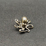 Brass Octopus Home Decoration Antique Copper Animal Figurines Miniatures Desk Ornament Accessories Creative Table Tea Pets Craft