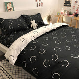 Cifeeo Rainbow Bedding Set Cartoon Printed Bed Linen Sheet Adult Kids Childs 4IN1 3IN1 Bedsheet with Duvet Cover Pillowcase All Season