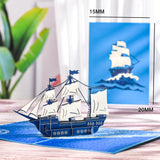 Happy Fathers Day Card 3D Pop-Up Birthday Cards for Dad Handmade Gift Greeting Card with Envelope