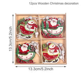 Christmas Gift Christmas Wooden Pendant Merry Christmas Decorations For Home 2022 Cristmas Ornament Xmas Navidad Gifts Happy New Year 2023