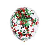 red/green santa tree christmas balloons gift new year party latex confetti balloon christmas decorations for home navidad 2022