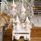 Christmas Gift 4 Colors Cute Angel Doll Christmas Decoration Pendant 2020 Christmas Tree Hanging Ornament Christmas Decoration for Home Decor