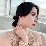 new simple and luxurious Pearl Woman's Earrings Fashion design sense bee insect Earrings Korean women jewelry sexy Earrings