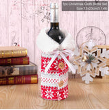 Christmas Wine Bottle Cover Merry Christmas Decorations For Home  Christmas Ornament New Year  Xmas Navidad Gifts