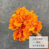 Artificial Hydrangea Flowers Wedding Home Autumn Decoration High Quality Big Bouquet Luxury Fake Flower Arrangement  Home Decore