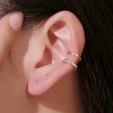 2021 Fashion Punk Rock Geometric Ear Cuff for Women Vintage Unisex Cuff Clip Earrings Without Piercing Statement Jewelry